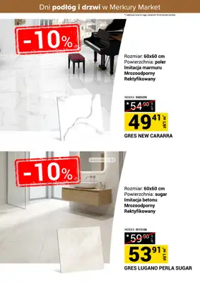 Merkury Market - gazetka promocyjna Dni podłóg i drzwi od soboty 17.10 do niedzieli 25.10 - strona 14