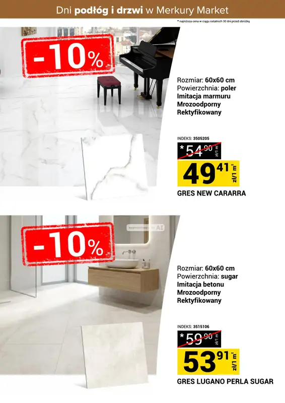 Merkury Market - gazetka promocyjna Dni podłóg i drzwi od soboty 17.10 do niedzieli 25.10 - strona 14
