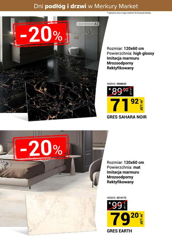 Merkury Market - gazetka promocyjna Dni podłóg i drzwi od soboty 17.10 do niedzieli 25.10 - strona 13