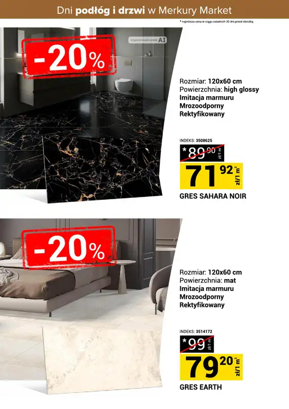 Merkury Market - gazetka promocyjna Dni podłóg i drzwi od soboty 17.10 do niedzieli 25.10 - strona 13