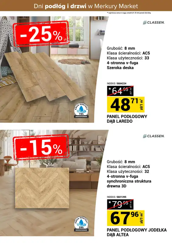 Merkury Market - gazetka promocyjna Dni podłóg i drzwi od soboty 17.10 do niedzieli 25.10 - strona 8