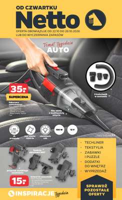 Netto - gazetka promocyjna Inspiracje tygodnia auto od czwartku 22.10 do środy 28.10