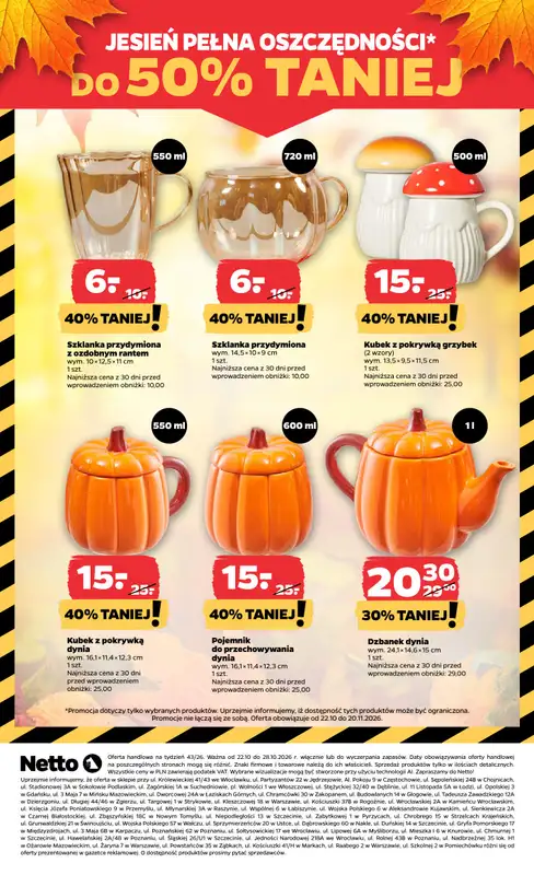 Netto - gazetka promocyjna Inspiracje tygodnia auto od czwartku 22.10 do środy 28.10 - strona 8
