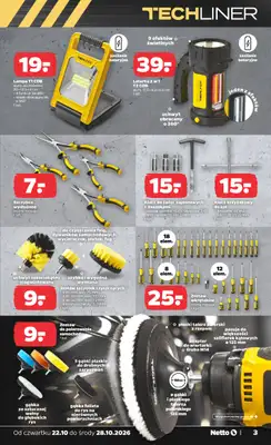 Netto - gazetka promocyjna Inspiracje tygodnia auto od czwartku 22.10 do środy 28.10 - strona 3