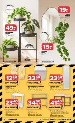 Netto - gazetka promocyjna Inspiracje tygodnia auto od czwartku 22.10 do środy 28.10 - strona 6