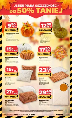 Netto - gazetka promocyjna Inspiracje tygodnia auto od czwartku 22.10 do środy 28.10 - strona 7