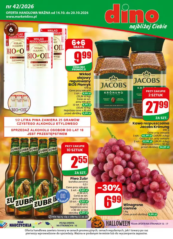Dino - gazetka promocyjna Gazetka 42 / 2026 od środy 14.10 do wtorku 20.10