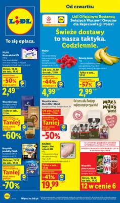 Lidl - gazetka promocyjna Oferta od czwartku od czwartku 15.10 do soboty 17.10