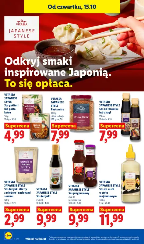 Lidl - gazetka promocyjna Oferta od czwartku od czwartku 15.10 do soboty 17.10 - strona 56