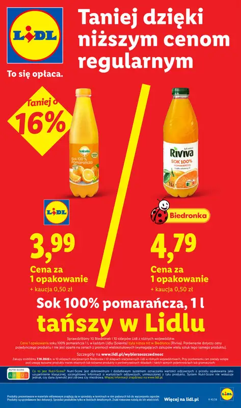 Lidl - gazetka promocyjna Oferta od poniedziałku od poniedziałku 19.10 do środy 21.10 - strona 19