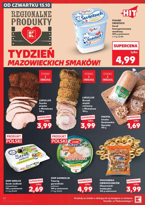 Kaufland - gazetka promocyjna Gazetka Tygodnia od czwartku 15.10 do środy 21.10 - strona 42