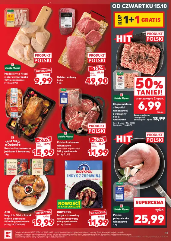 Kaufland - gazetka promocyjna Gazetka Tygodnia od czwartku 15.10 do środy 21.10 - strona 31