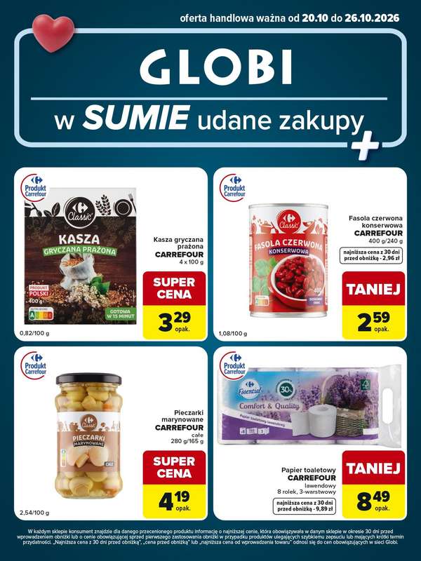 Globi - gazetka promocyjna Gazetka Globi w SUMIE udane zakupy od wtorku 20.10 do poniedziałku 26.10 - strona 2