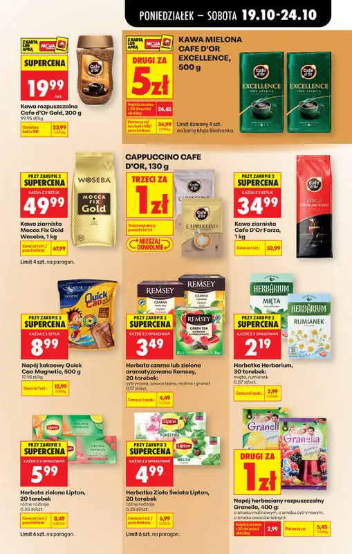 Biedronka - gazetka promocyjna Od poniedziałku, Z ladą tradycyjną od poniedziałku 19.10 do soboty 24.10 - strona 69