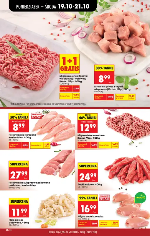 Biedronka - gazetka promocyjna Od poniedziałku, Z ladą tradycyjną od poniedziałku 19.10 do soboty 24.10 - strona 30