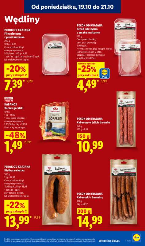 Lidl - gazetka promocyjna Oferta od poniedziałku od poniedziałku 19.10 do środy 21.10 - strona 53