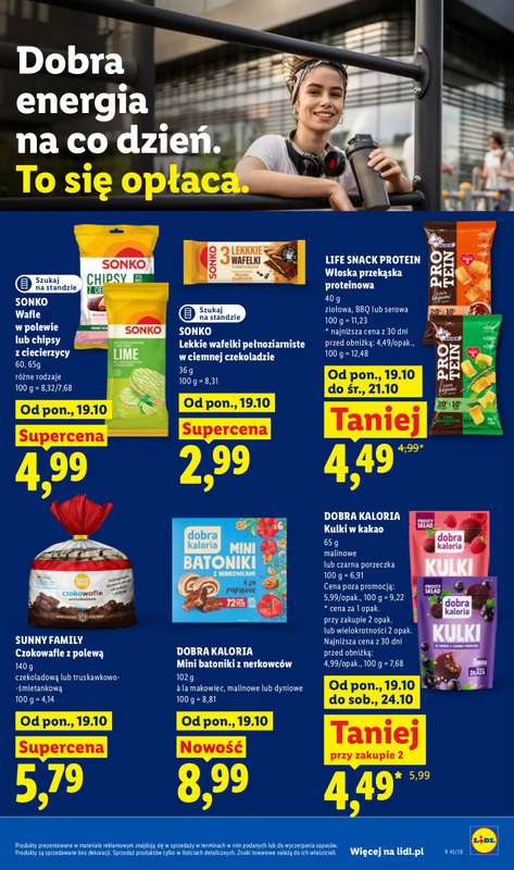 Lidl - gazetka promocyjna Oferta od poniedziałku od poniedziałku 19.10 do środy 21.10 - strona 71