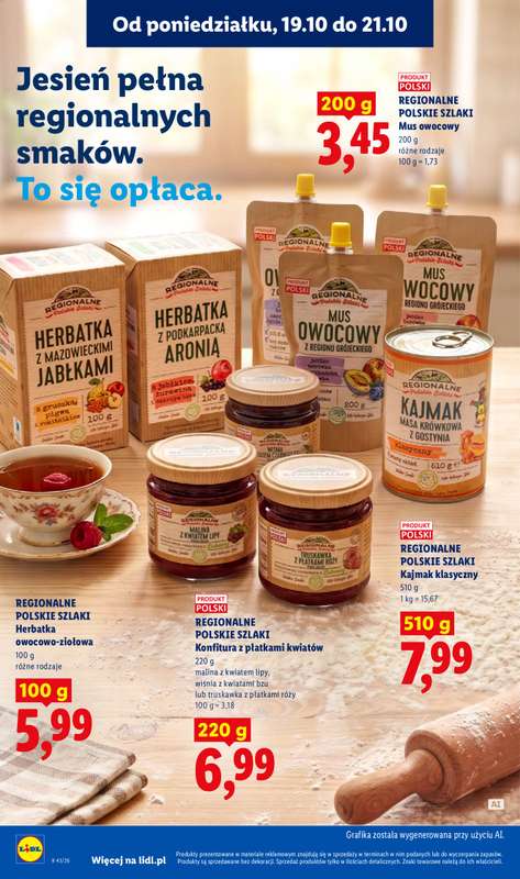 Lidl - gazetka promocyjna Oferta od poniedziałku od poniedziałku 19.10 do środy 21.10 - strona 58