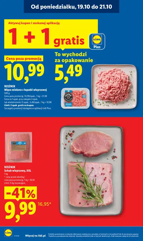 Lidl - gazetka promocyjna Oferta od poniedziałku od poniedziałku 19.10 do środy 21.10 - strona 6