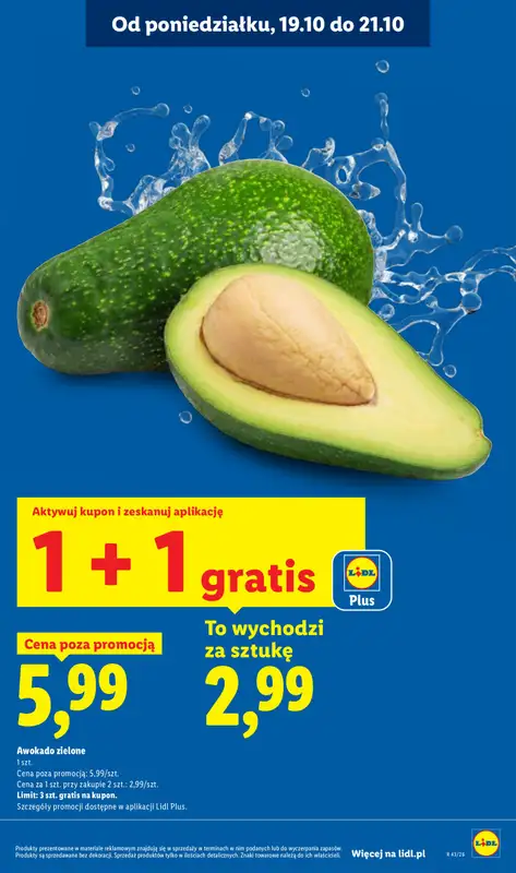 Lidl - gazetka promocyjna Oferta od poniedziałku od poniedziałku 19.10 do środy 21.10 - strona 9