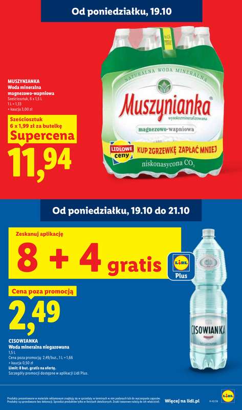 Lidl - gazetka promocyjna Oferta od poniedziałku od poniedziałku 19.10 do środy 21.10 - strona 23