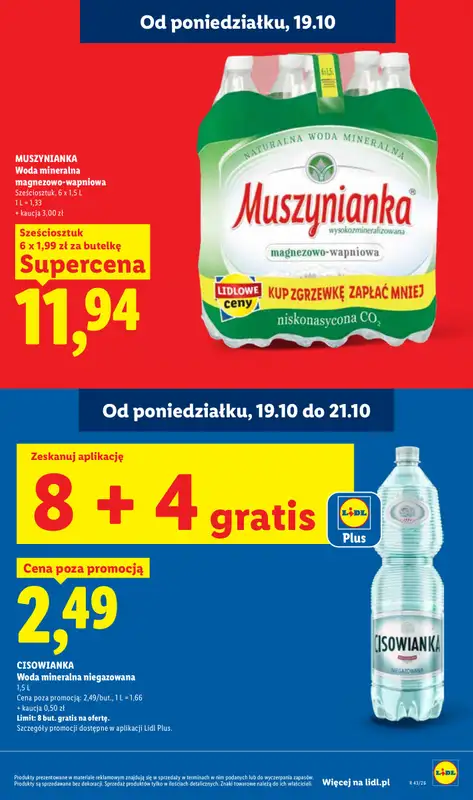 Lidl - gazetka promocyjna Oferta od poniedziałku od poniedziałku 19.10 do środy 21.10 - strona 23