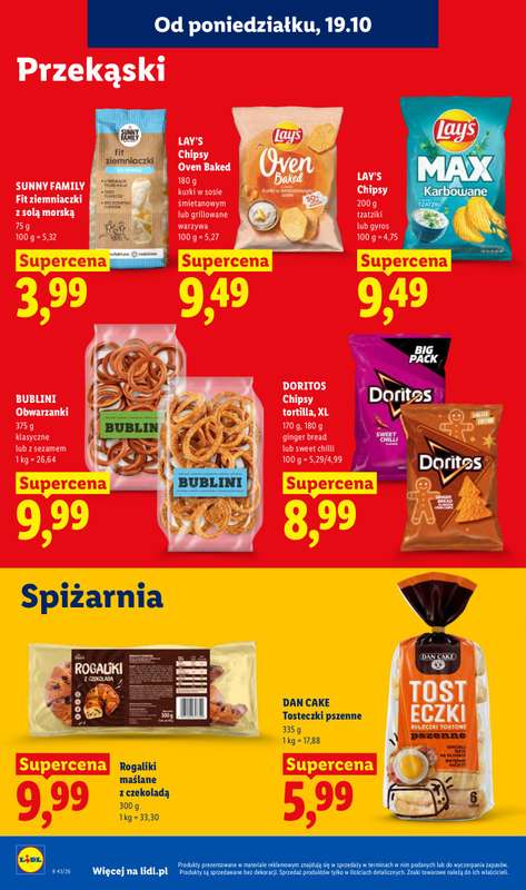 Lidl - gazetka promocyjna Oferta od poniedziałku od poniedziałku 19.10 do środy 21.10 - strona 88