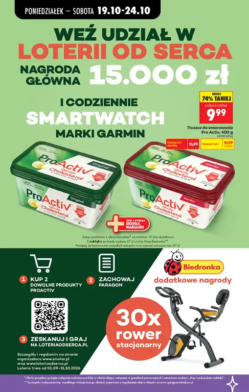 Biedronka - gazetka promocyjna Od poniedziałku, Z ladą tradycyjną od poniedziałku 19.10 do soboty 24.10 - strona 59