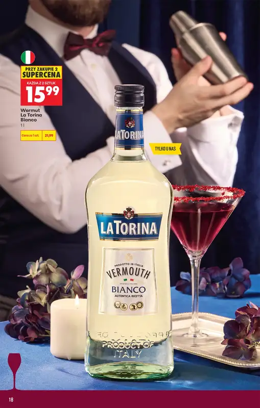 Biedronka - gazetka promocyjna Czas na toast od poniedziałku 19.10 do soboty 31.10 - strona 18