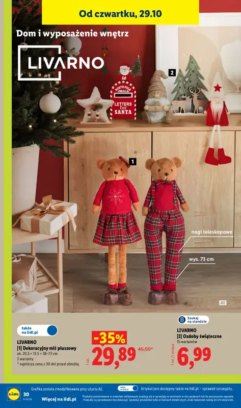 Lidl - gazetka promocyjna Katalog od poniedziałku 26.10 do soboty 31.10 - strona 36