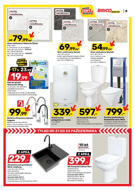 Bricomarche - gazetka promocyjna Gazetka od środy 21.10 do soboty 31.10 - strona 6