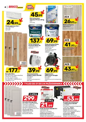 Bricomarche - gazetka promocyjna Gazetka od środy 21.10 do soboty 31.10 - strona 4