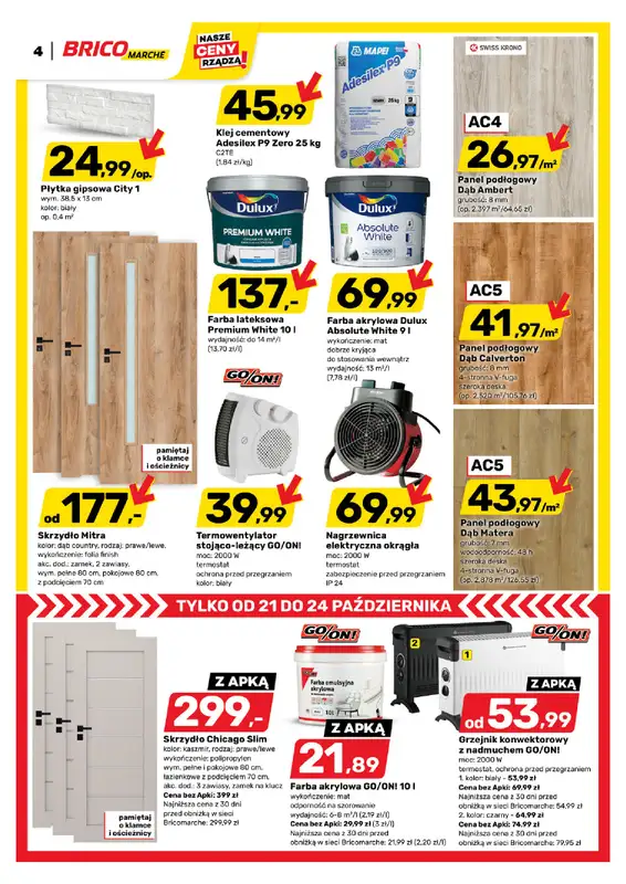 Bricomarche - gazetka promocyjna Gazetka od środy 21.10 do soboty 31.10 - strona 4