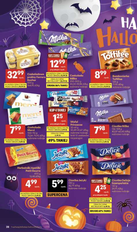 Delikatesy Centrum - gazetka promocyjna Gazetka od czwartku 22.10 do środy 28.10 - strona 28
