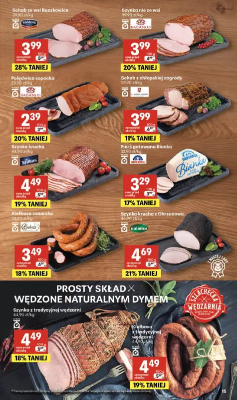 Delikatesy Centrum - gazetka promocyjna Gazetka od czwartku 22.10 do środy 28.10 - strona 15