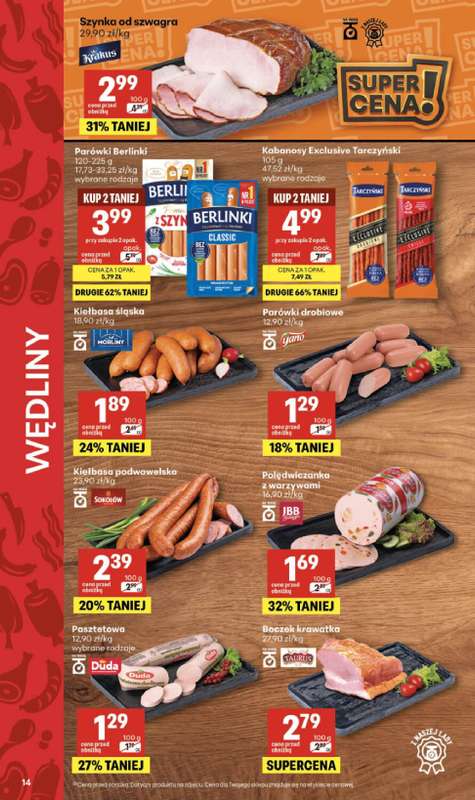 Delikatesy Centrum - gazetka promocyjna Gazetka od czwartku 22.10 do środy 28.10 - strona 14