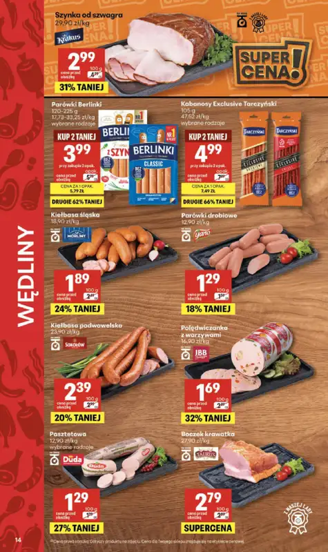 Delikatesy Centrum - gazetka promocyjna Gazetka od czwartku 22.10 do środy 28.10 - strona 14