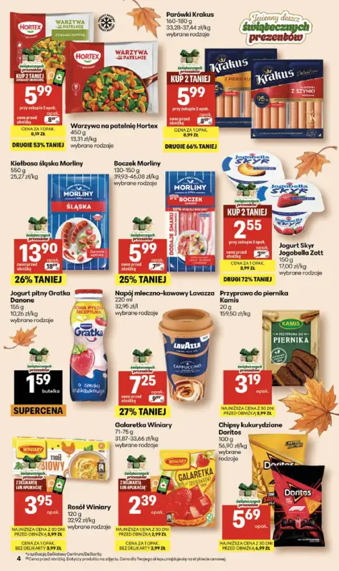 Delikatesy Centrum - gazetka promocyjna Gazetka od czwartku 22.10 do środy 28.10 - strona 4