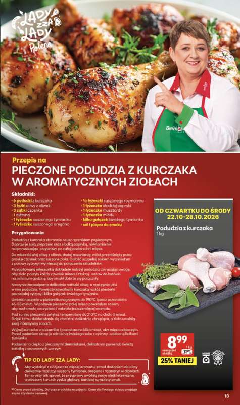 Delikatesy Centrum - gazetka promocyjna Gazetka od czwartku 22.10 do środy 28.10 - strona 13