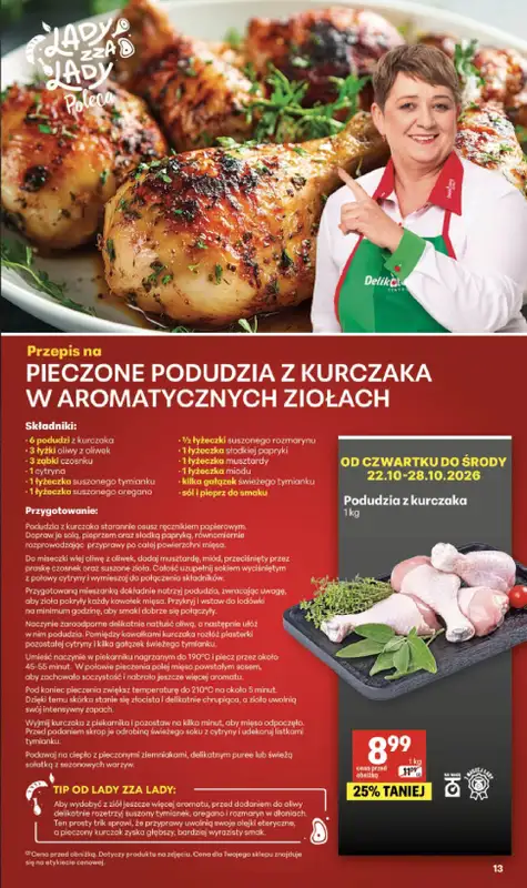 Delikatesy Centrum - gazetka promocyjna Gazetka od czwartku 22.10 do środy 28.10 - strona 13
