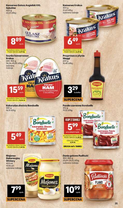 Delikatesy Centrum - gazetka promocyjna Gazetka od czwartku 22.10 do środy 28.10 - strona 25