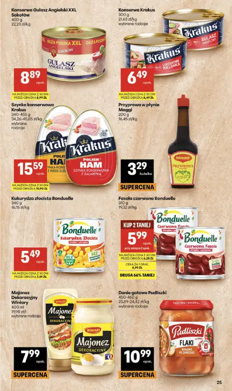 Delikatesy Centrum - gazetka promocyjna Gazetka od czwartku 22.10 do środy 28.10 - strona 25