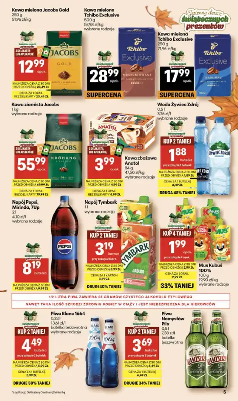 Delikatesy Centrum - gazetka promocyjna Gazetka od czwartku 22.10 do środy 28.10 - strona 5