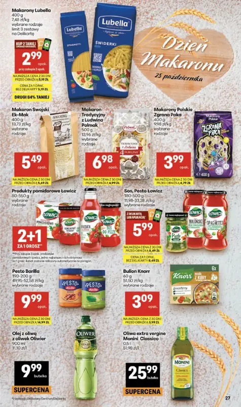 Delikatesy Centrum - gazetka promocyjna Gazetka od czwartku 22.10 do środy 28.10 - strona 27