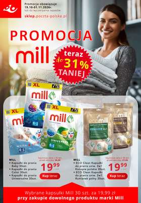 Poczta Polska - gazetka promocyjna Gazetka od poniedziałku 19.10 do niedzieli 01.11