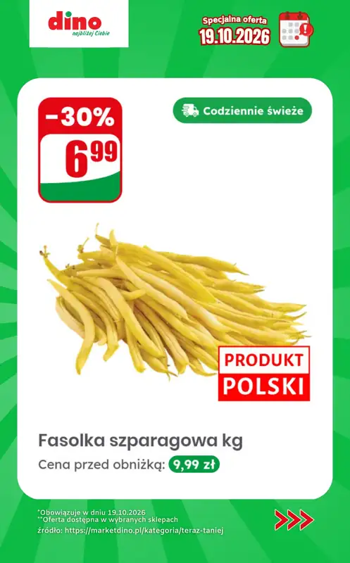 Dino - gazetka promocyjna Specjalna oferta na 19.10.2026 - promocje spoza gazetki od poniedziałku 19.10 do poniedziałku 19.10 - strona 6