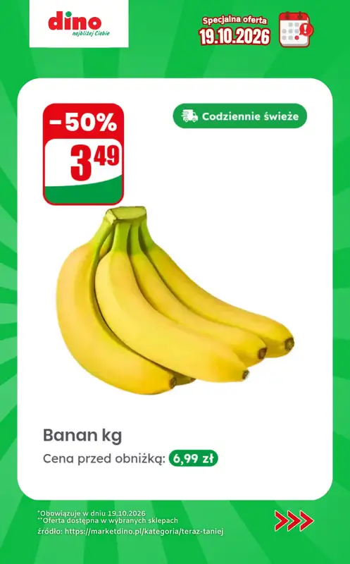 Dino - gazetka promocyjna Specjalna oferta na 19.10.2026 - promocje spoza gazetki od poniedziałku 19.10 do poniedziałku 19.10 - strona 2