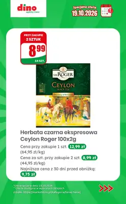 Dino - gazetka promocyjna Specjalna oferta na 19.10.2026 - promocje spoza gazetki od poniedziałku 19.10 do poniedziałku 19.10 - strona 8