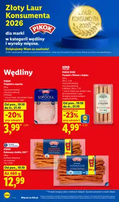 Lidl - gazetka promocyjna Oferta od poniedziałku od poniedziałku 19.10 do środy 21.10 - strona 52