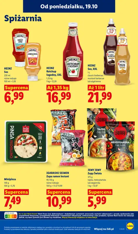 Lidl - gazetka promocyjna Oferta od poniedziałku od poniedziałku 19.10 do środy 21.10 - strona 89
